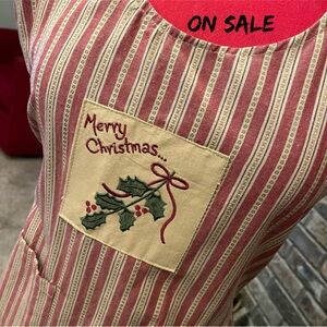 Never Used Christmas Apron - Seeking Home to Be Used!